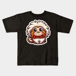 Tamarin Critter Cove Cute Animal A Splash of Forest Frolics and Underwater Whimsy! Kids T-Shirt